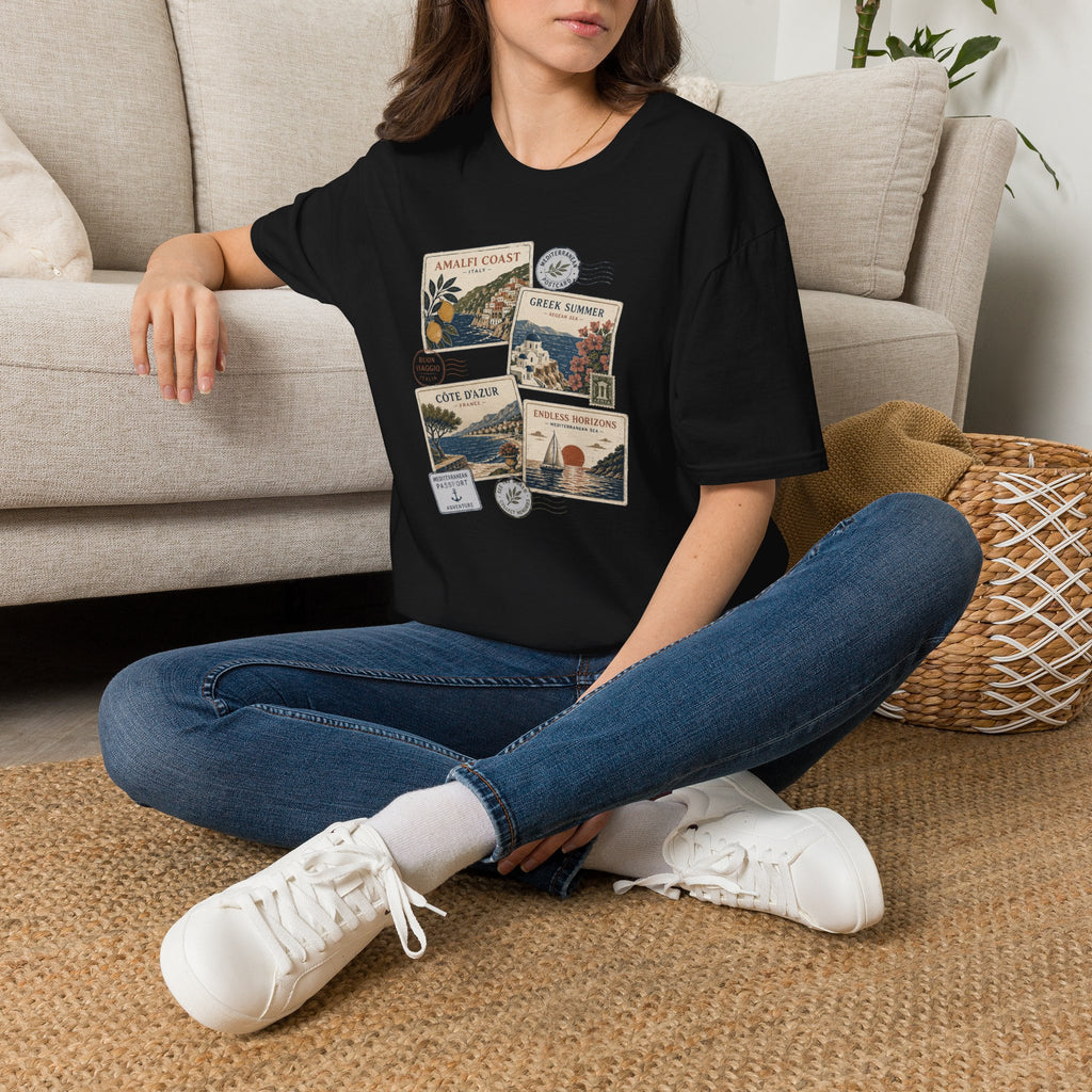Mediterranean Postcard Collection T-Shirt