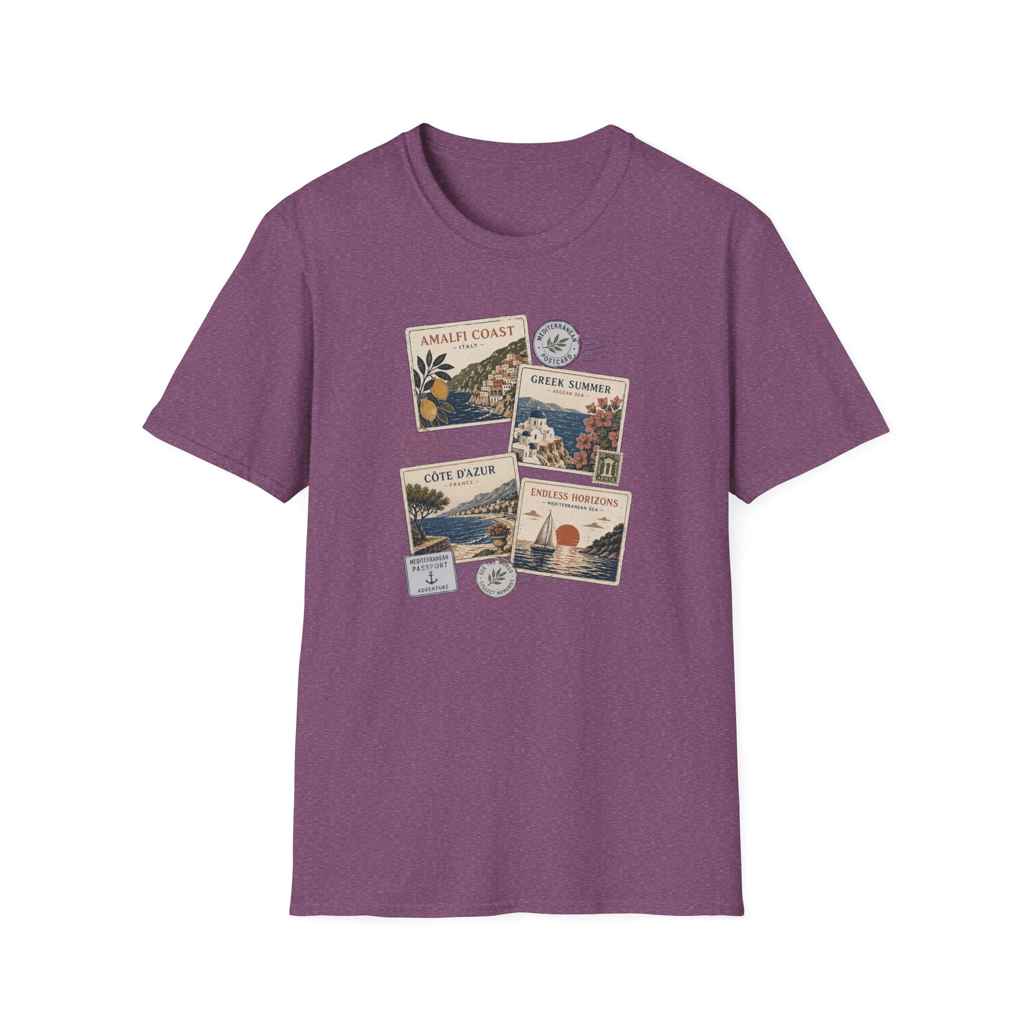 Mediterranean Postcard Collection T-Shirt