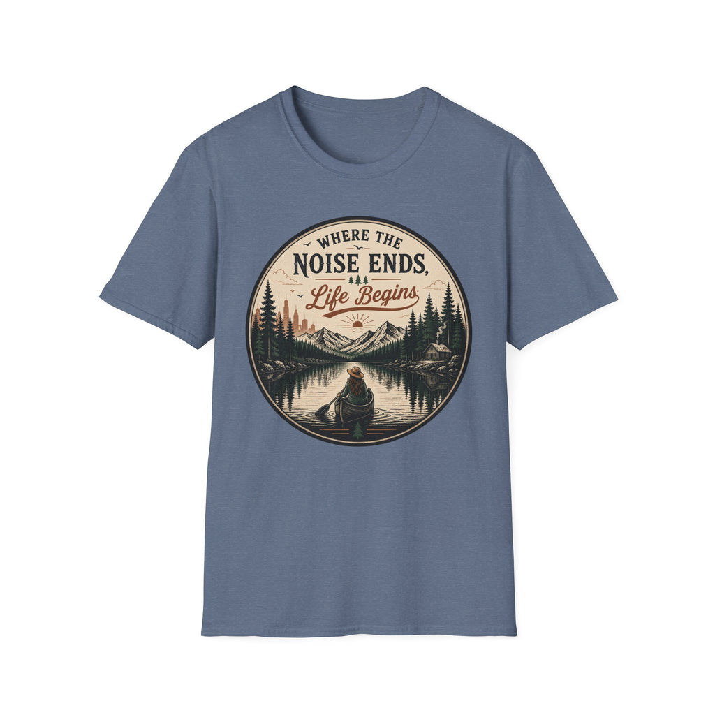 Where The Noise Ends Life Begins T-Shirt