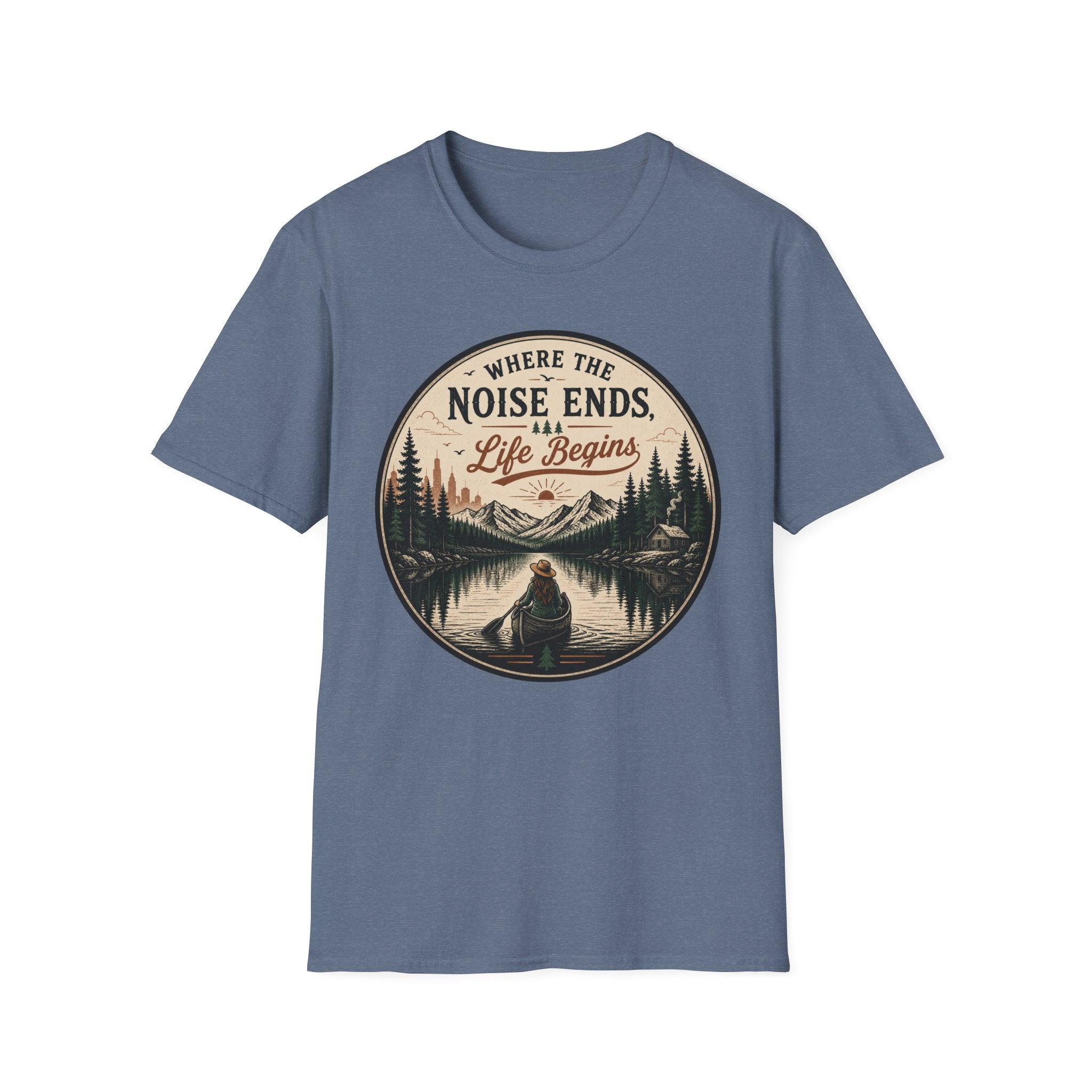 Where The Noise Ends Life Begins T-Shirt