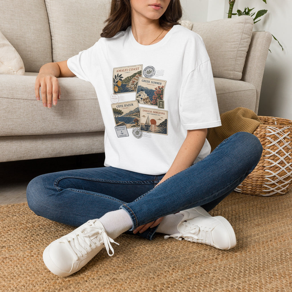 Mediterranean Postcard Collection T-Shirt