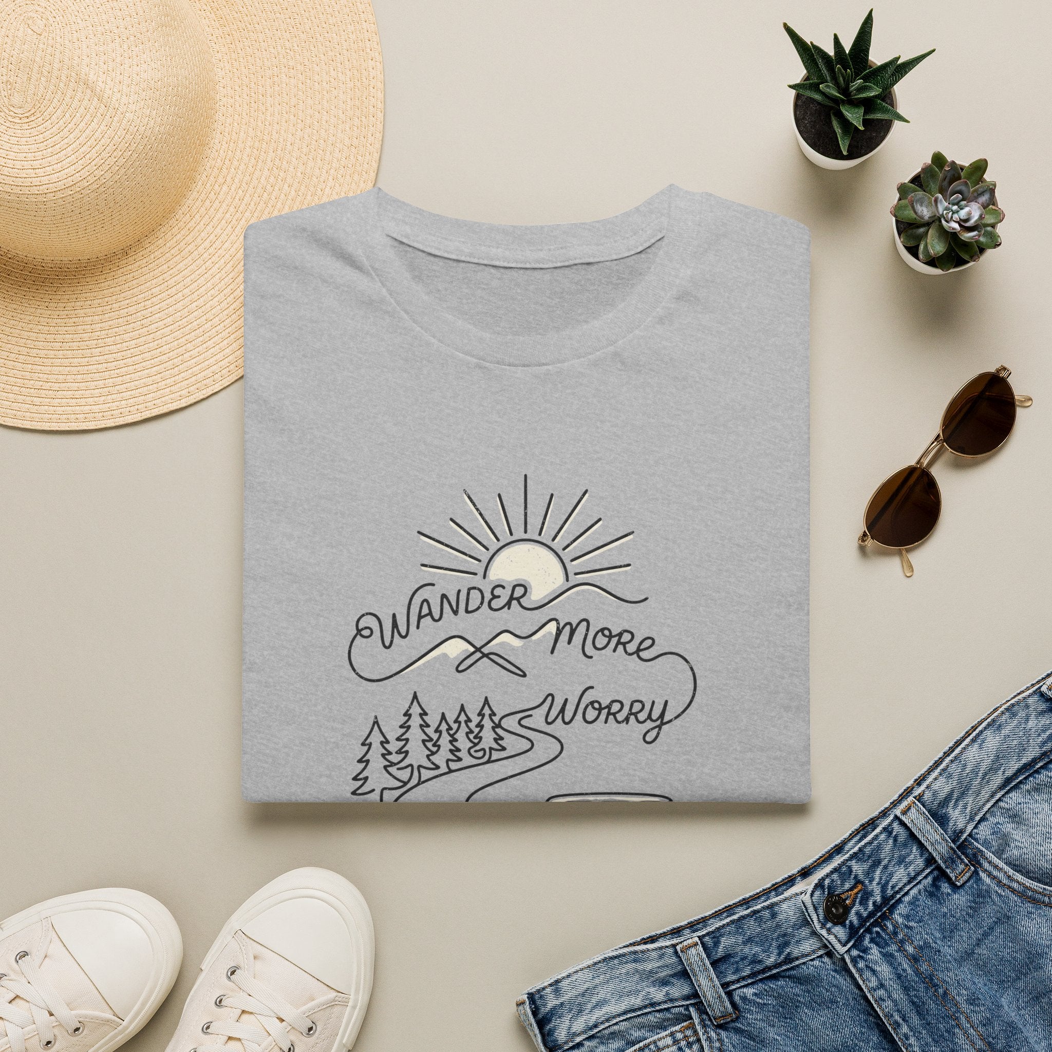 Wander More Worry Less T-Shirt