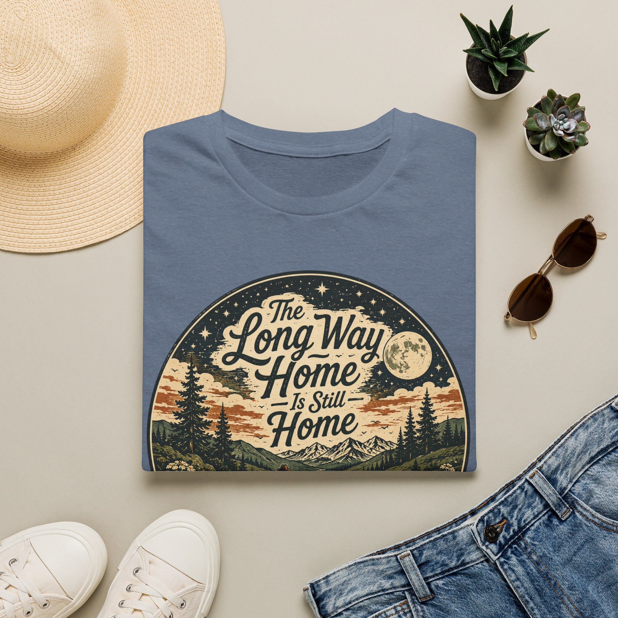 The Long Way Home Is Still Home T-Shirt