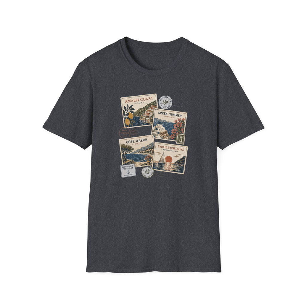 Mediterranean Postcard Collection T-Shirt