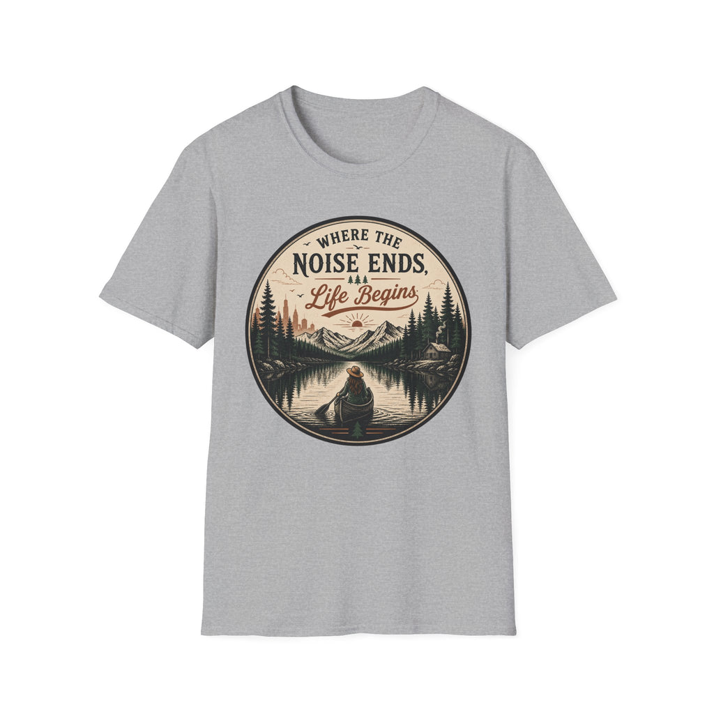 Where The Noise Ends Life Begins T-Shirt