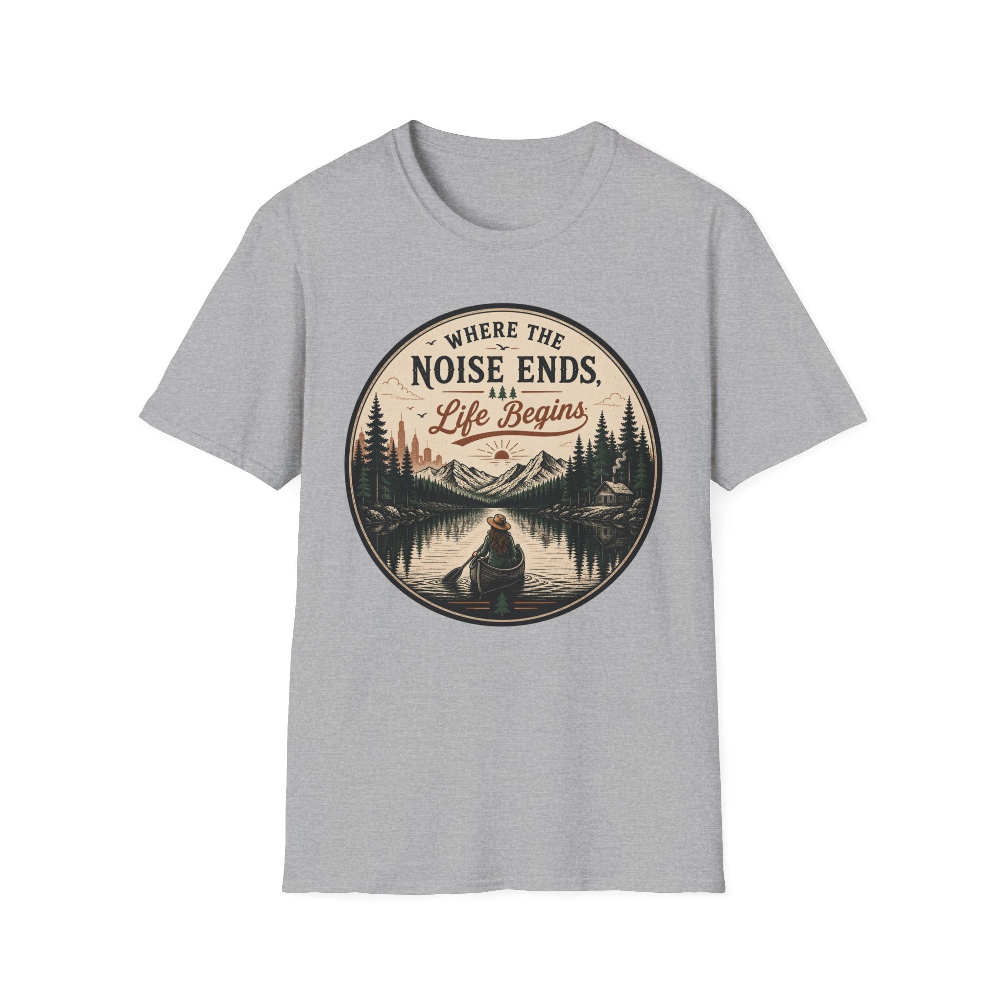 Where The Noise Ends Life Begins T-Shirt