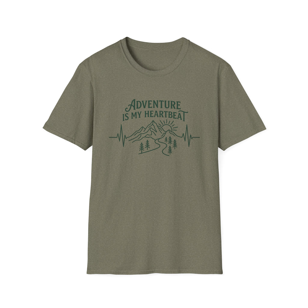 Adventure Is My Heartbeat T-Shirt.