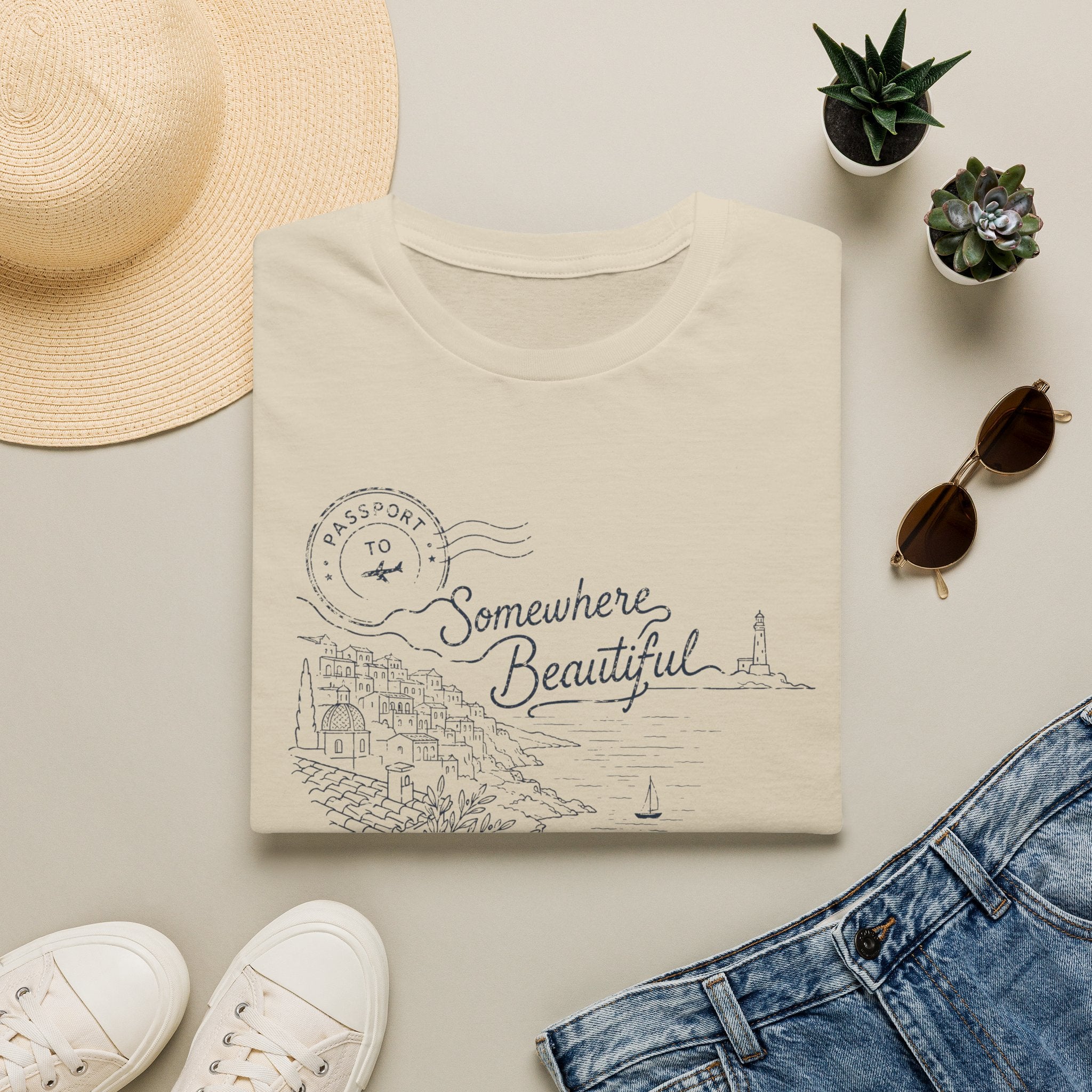 Passport To Somewhere Beautiful T-Shirt