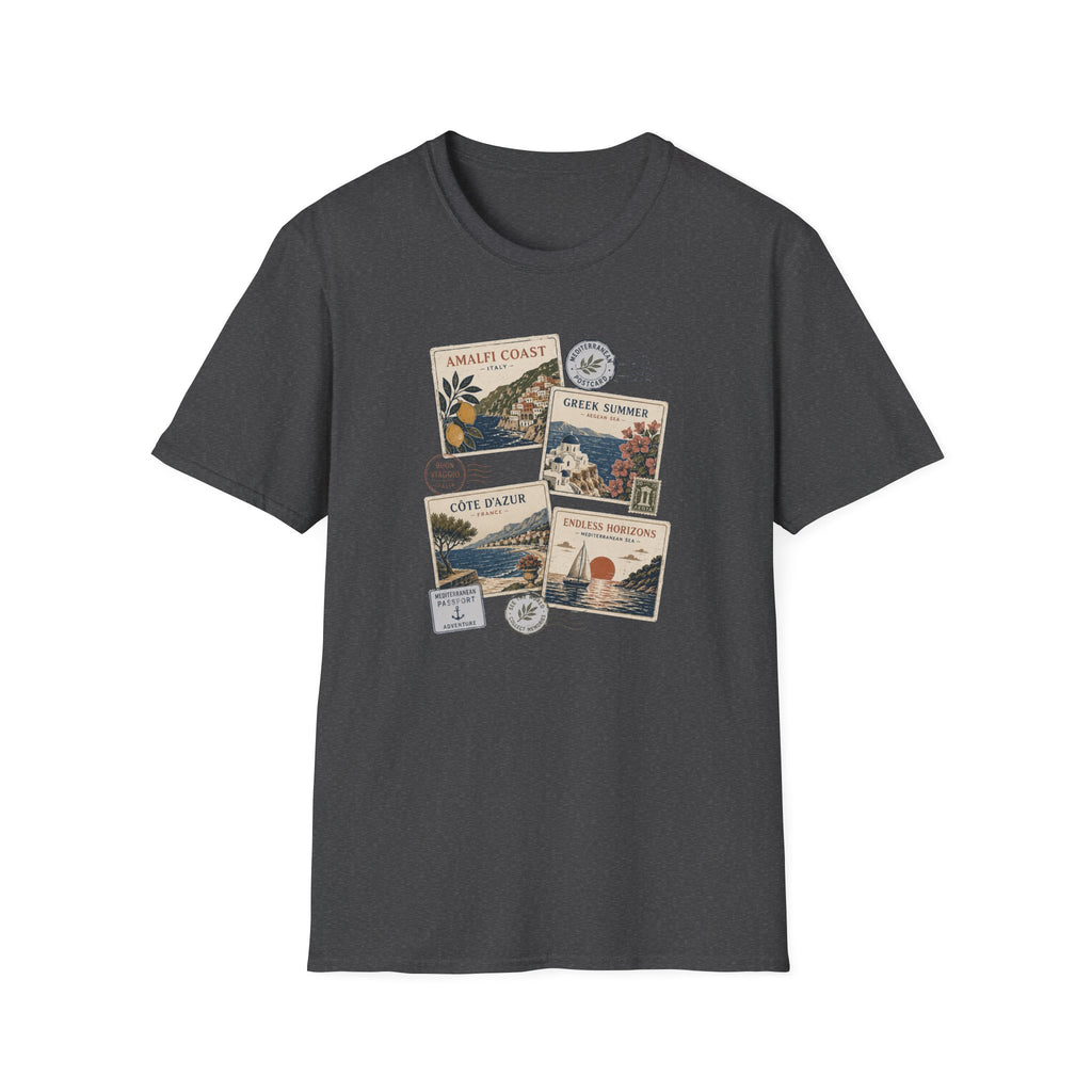 Mediterranean Postcard Collection T-Shirt