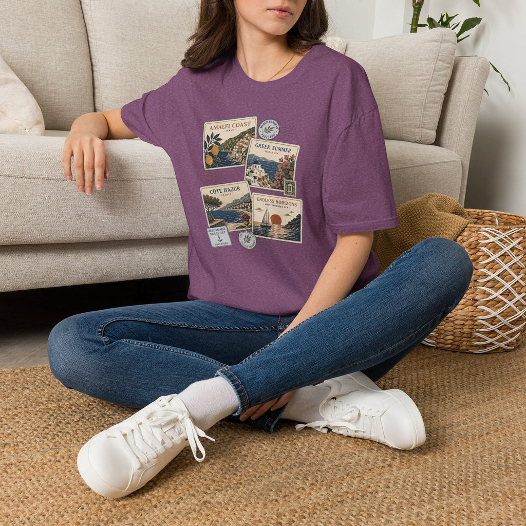 Mediterranean Postcard Collection T-Shirt