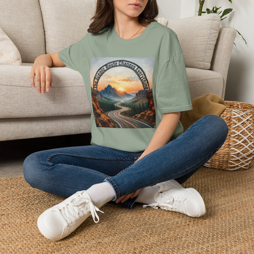 The Scenic Route Changes Everything T-Shirt