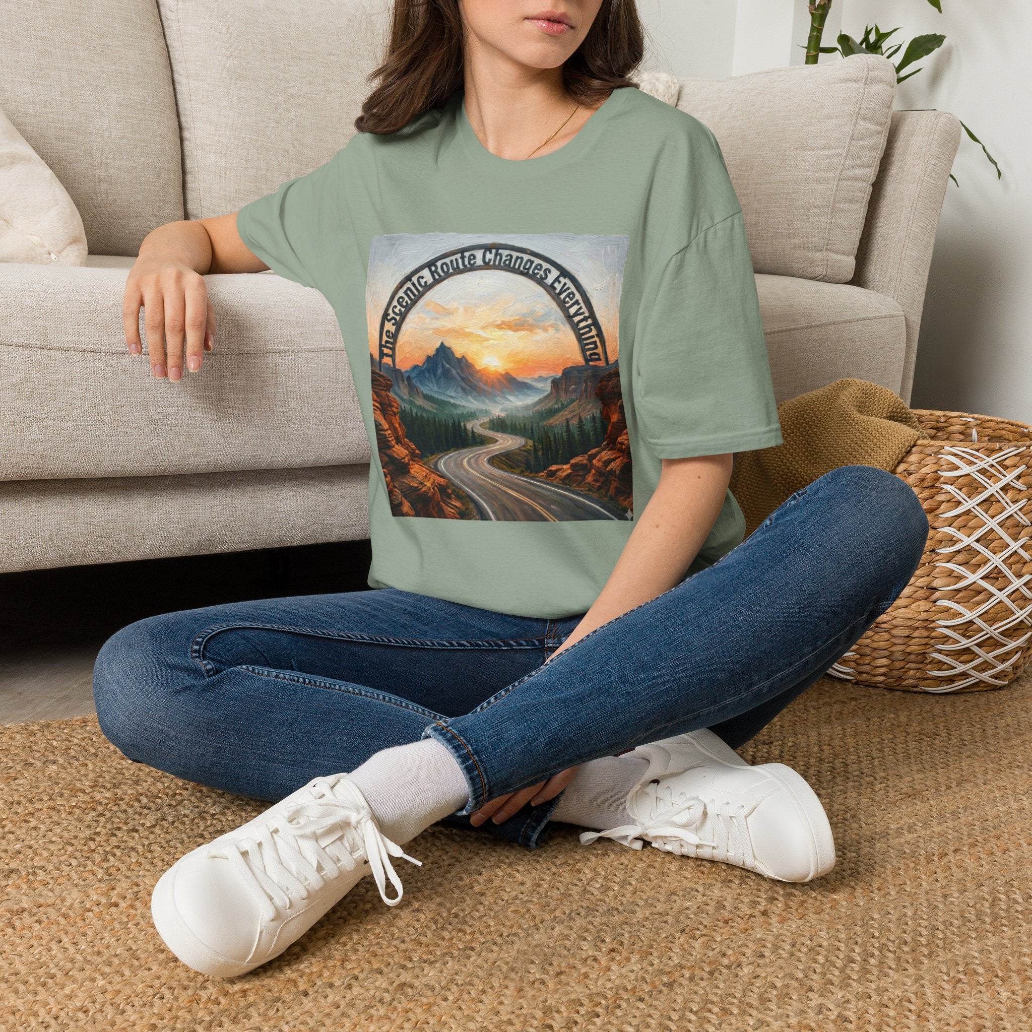 The Scenic Route Changes Everything T-Shirt