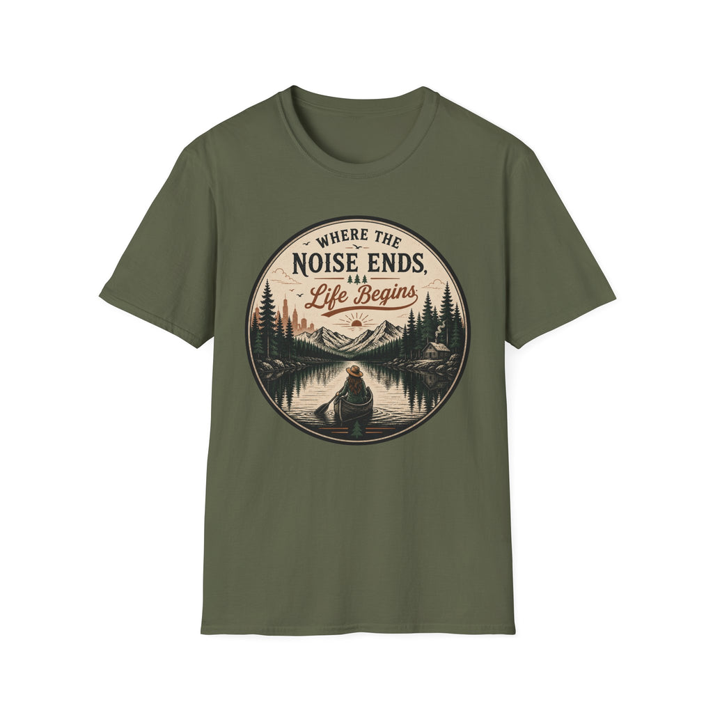 Where The Noise Ends Life Begins T-Shirt