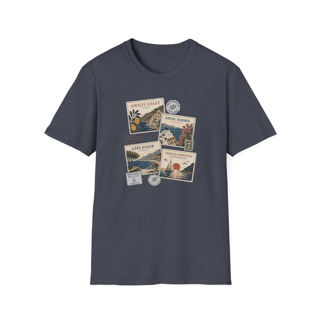 Mediterranean Postcard Collection T-Shirt