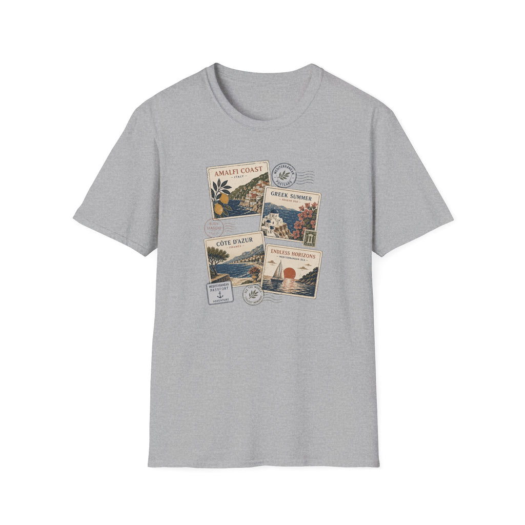 Mediterranean Postcard Collection T-Shirt