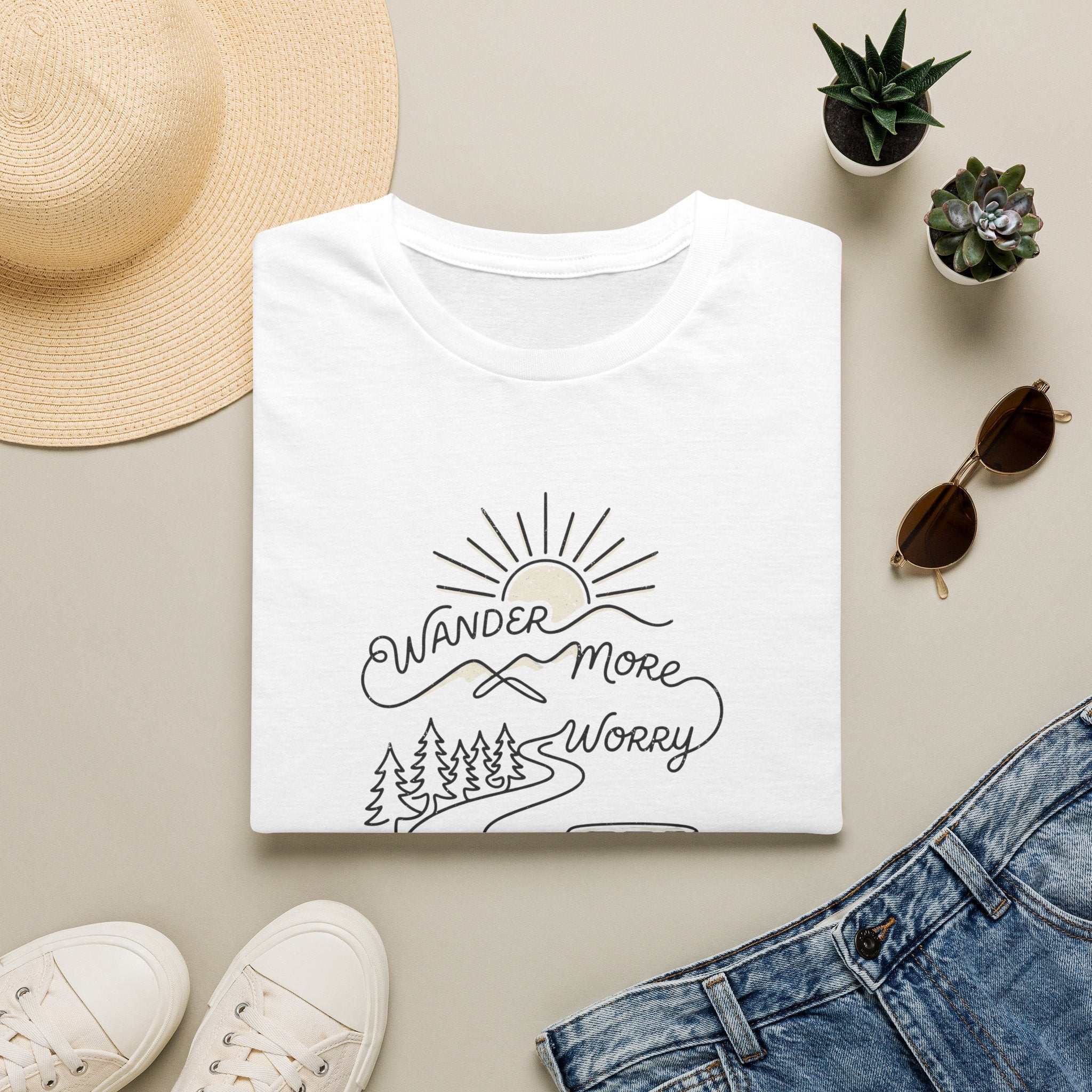 Wander More Worry Less T-Shirt