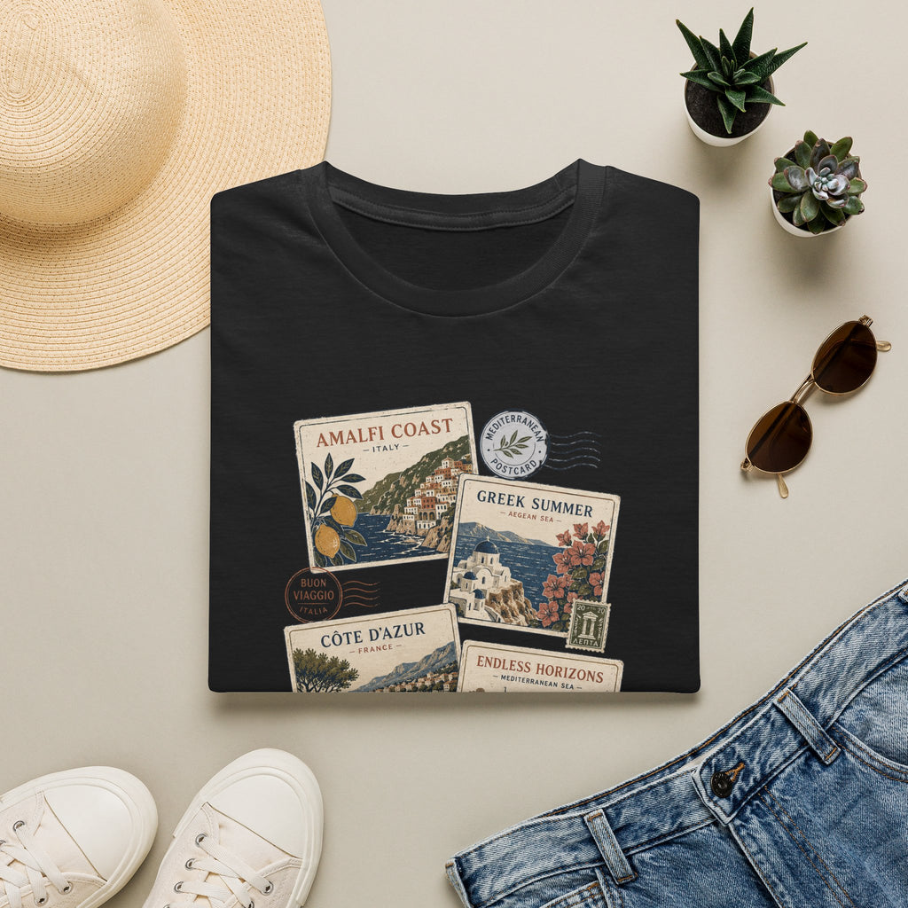 Mediterranean Postcard Collection T-Shirt