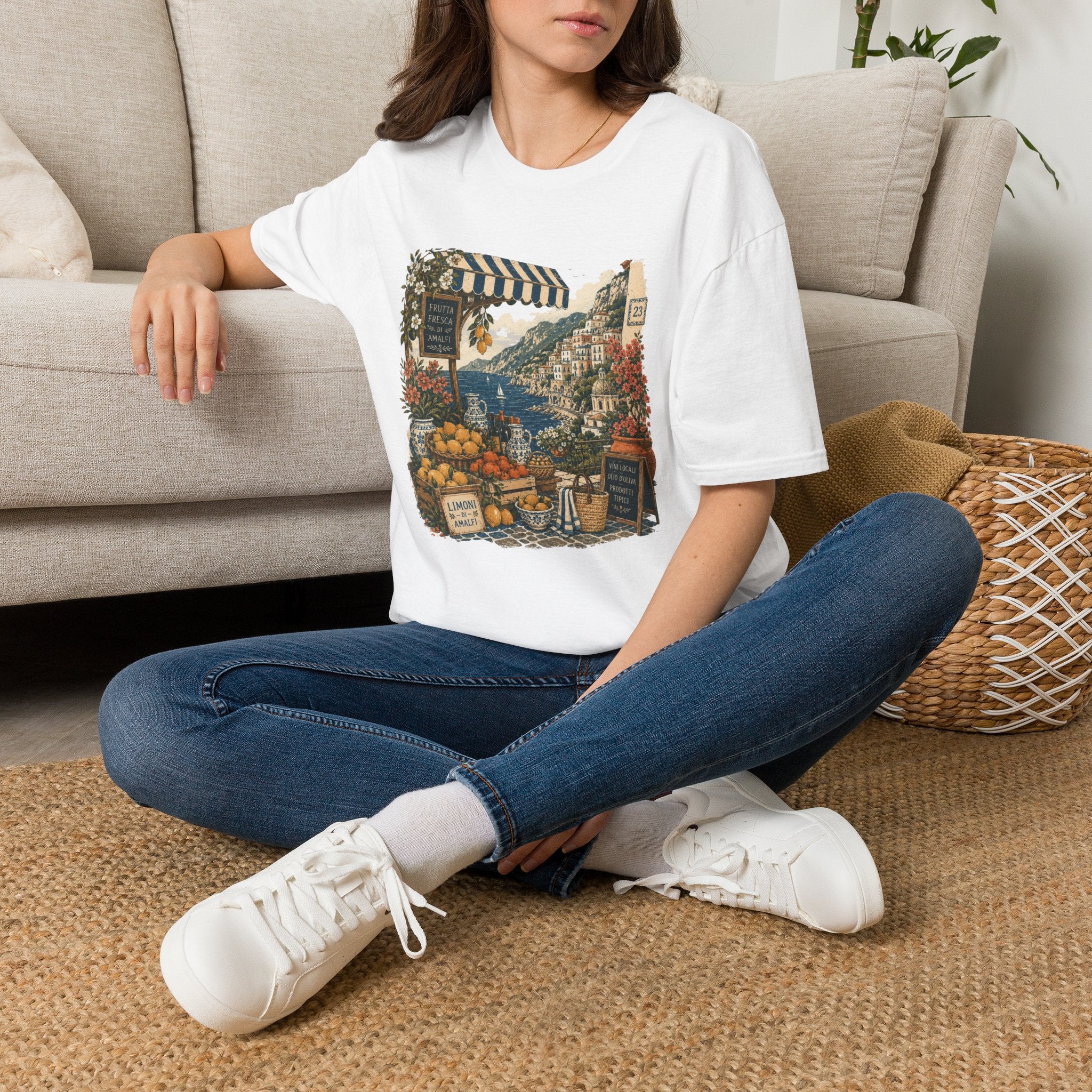Amalfi Market Stand T-Shirt