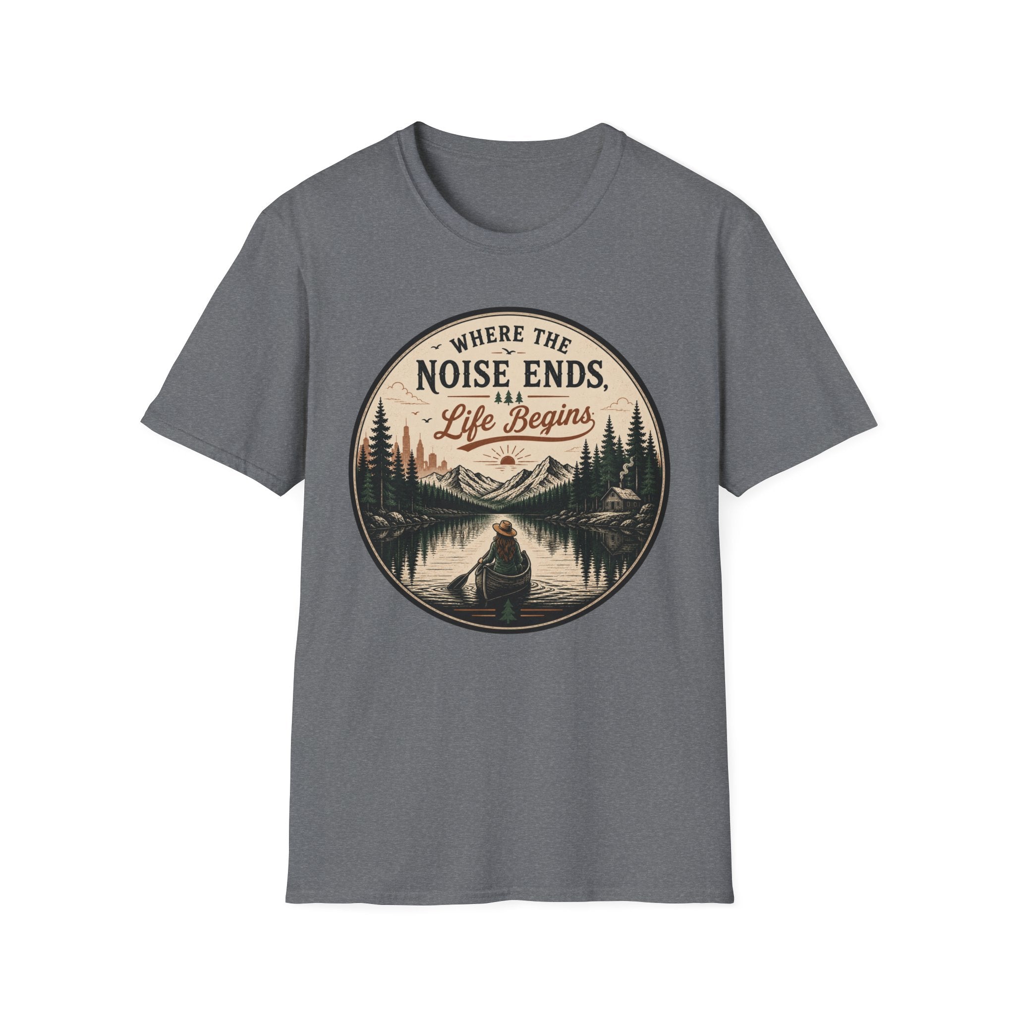 Where The Noise Ends Life Begins T-Shirt