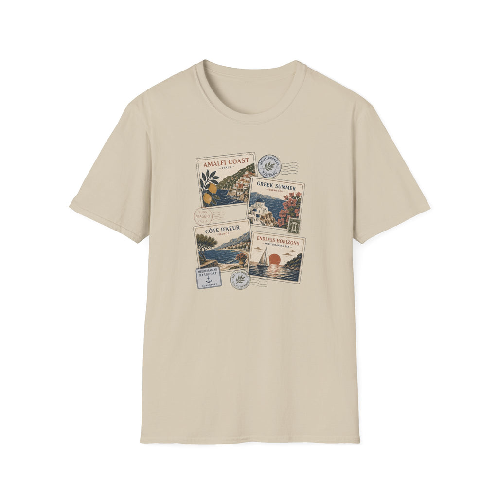 Mediterranean Postcard Collection T-Shirt