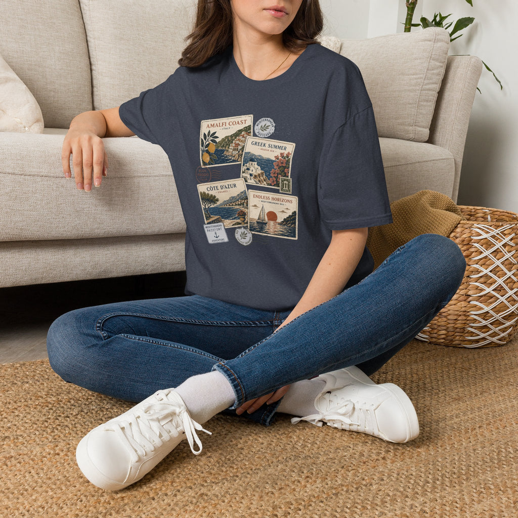 Mediterranean Postcard Collection T-Shirt