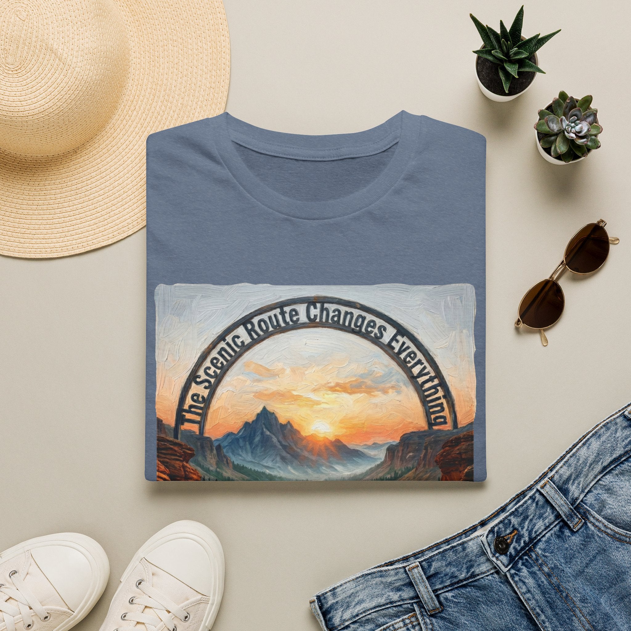 The Scenic Route Changes Everything T-Shirt