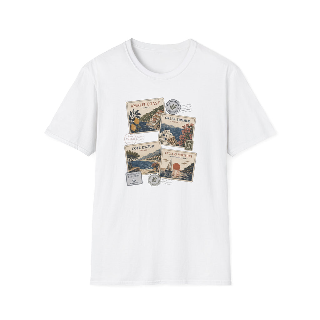 Mediterranean Postcard Collection T-Shirt