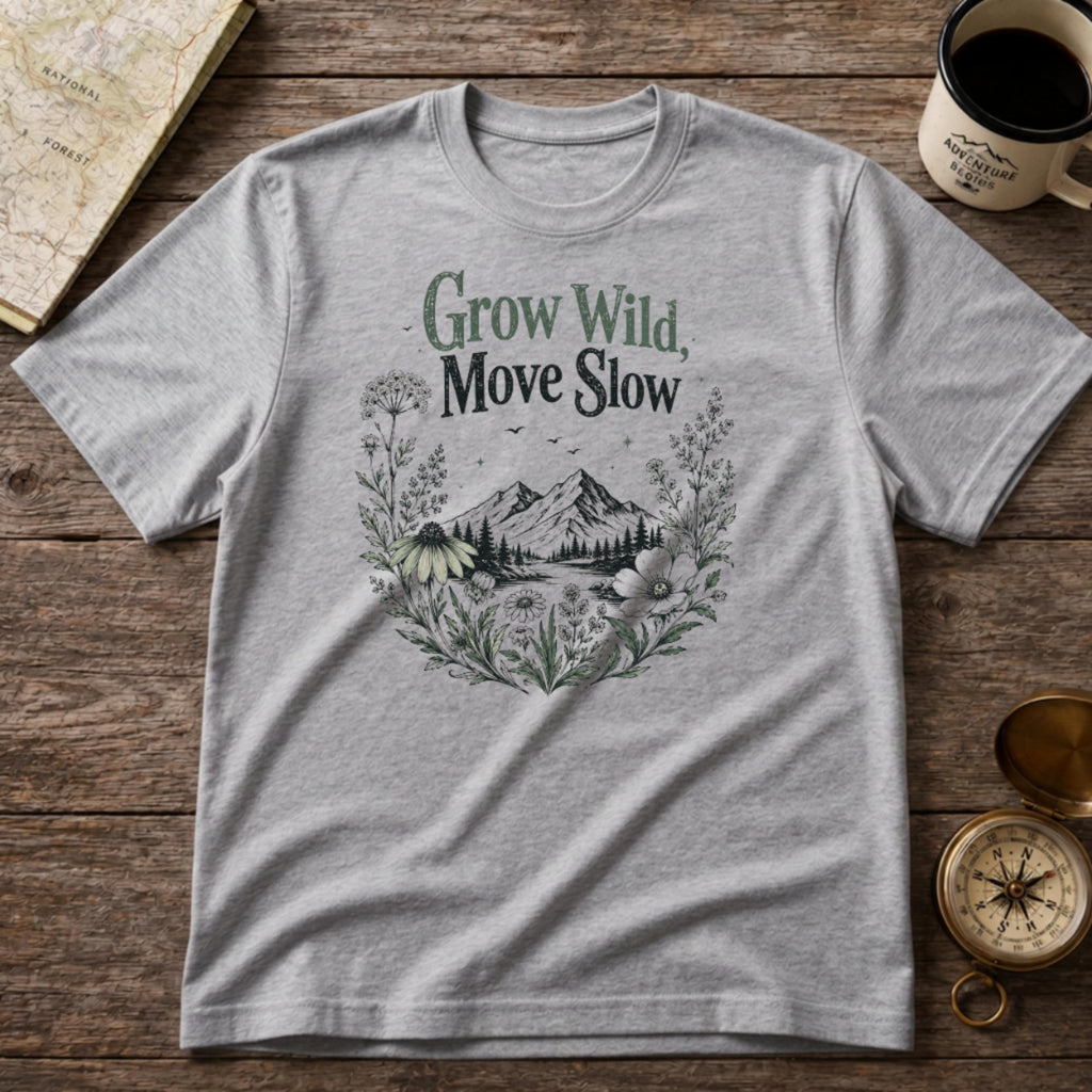 Grow Wild, Move Slow T-Shirt