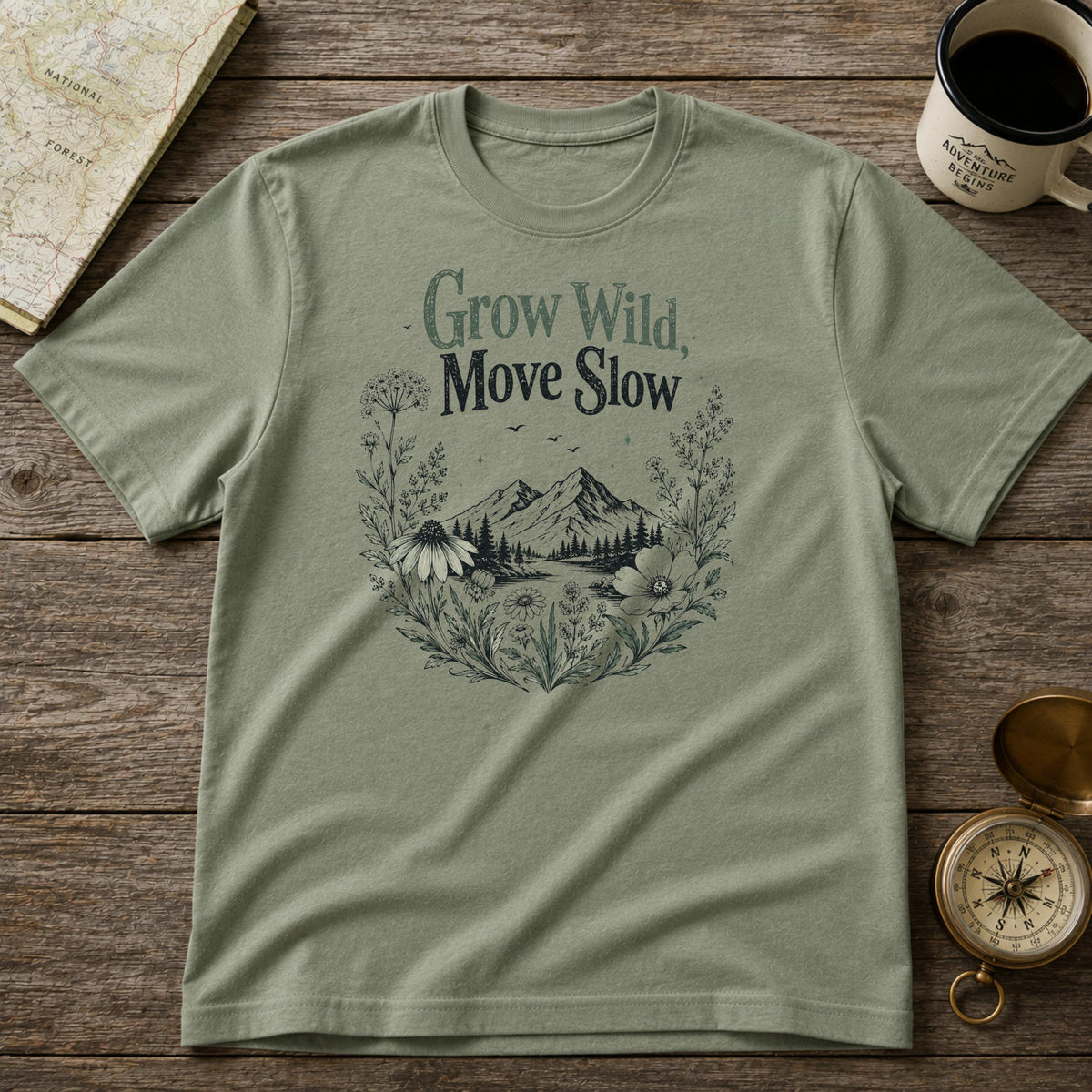 Grow Wild, Move Slow T-Shirt